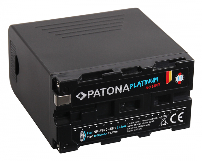 Acumulator tip Sony NP-F970 10500mAh Patona Platinum [2]