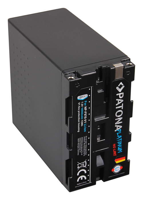 Acumulator tip Sony NP-F970 cu celule Tesla 10000mAh Patona Platinum [4]