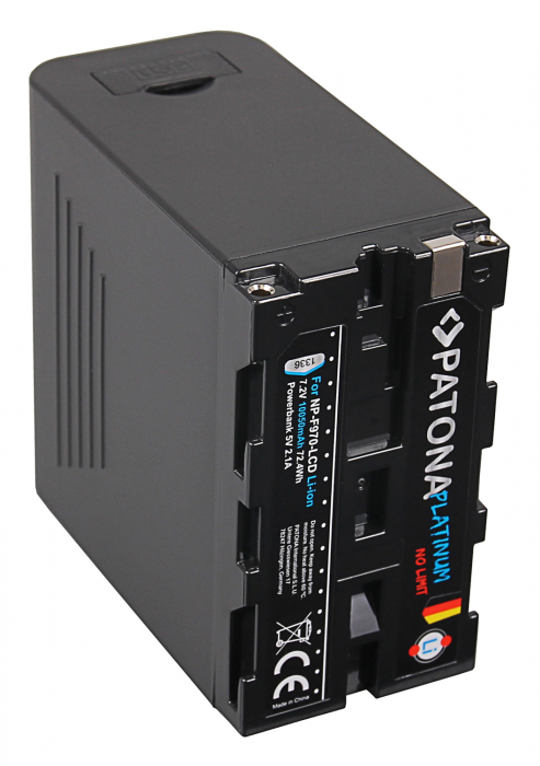 Acumulator tip Sony NP-F970 cu LCD 10050mAh Patona Platinum [5]