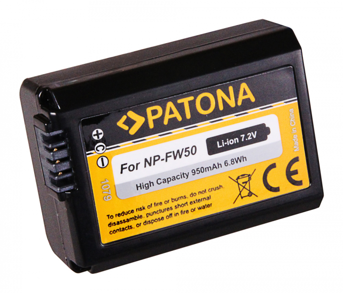 Acumulator tip Sony NP-FW50 950mAh Patona [2]