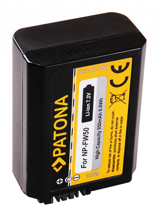 Acumulator tip Sony NP-FW50 950mAh Patona [4]