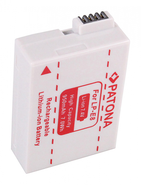 Acumulator tip Canon LP-E8 950mAh Patona [3]