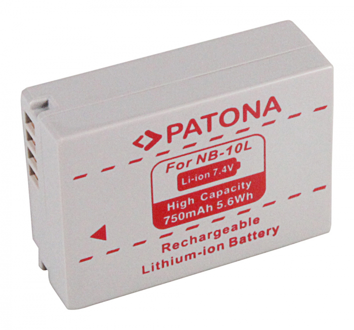 Acumulator tip Canon NB-10L 750mAh Patona [2]