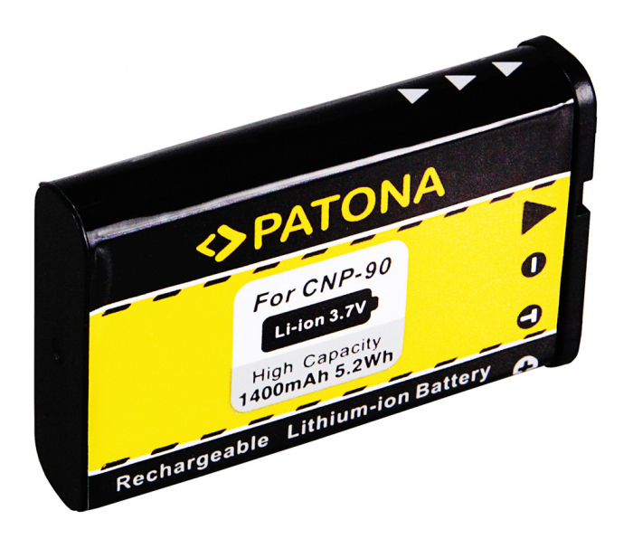 Acumulator tip Casio NP-90 1400mAh Patona [2]