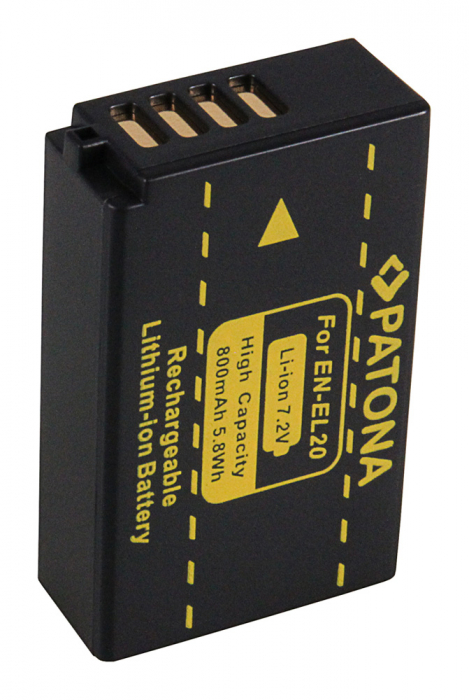 Acumulator tip Nikon EN-EL20 800mAh Patona [4]