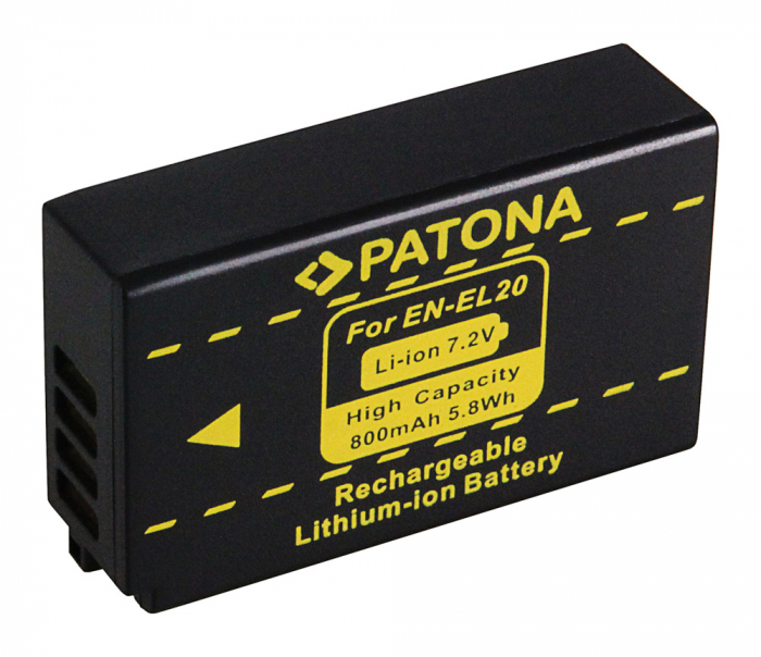 Acumulator tip Nikon EN-EL20 800mAh Patona [2]