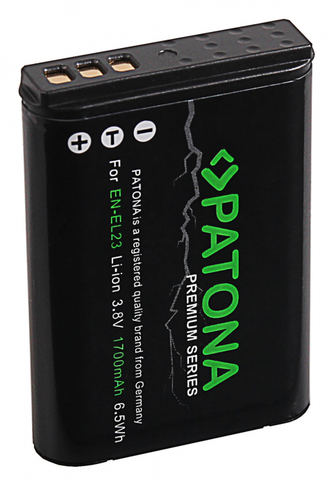 Acumulator pentru Nikon EN-EL23 1700mAh Patona Premium [3]