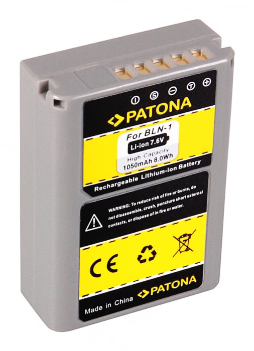 Acumulatori tip Olympus BLN-1 1050mAh Patona [2]