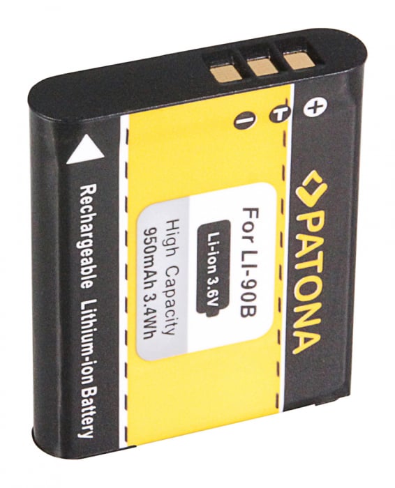 Acumulator tip Olympus Li-90B 950mAh Patona [4]