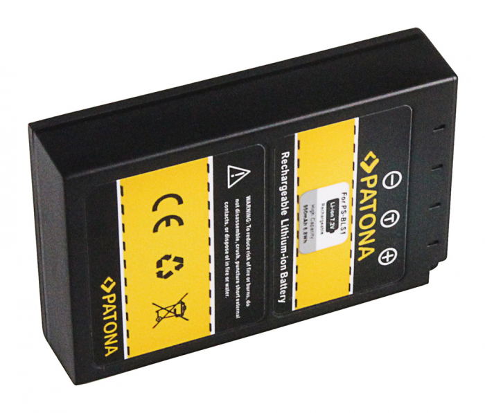 Acumulator tip Olympus PS-BLS1 950mAh Patona [2]