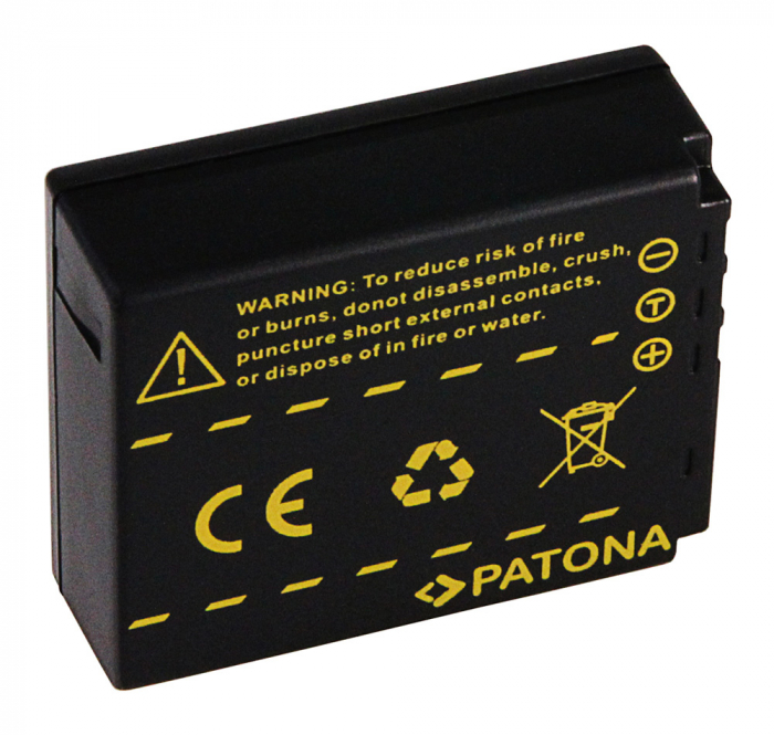 Acumulator Patona CGA-S007 1000mAh pentru Panasonic DMC-TZ5 [2]