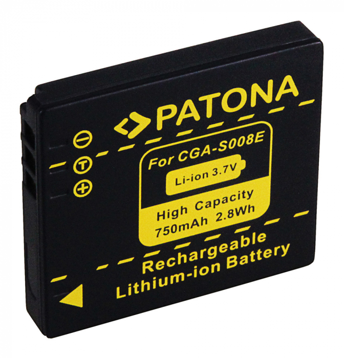 Acumulator tip Panasonic CGA-S008E Patona [2]