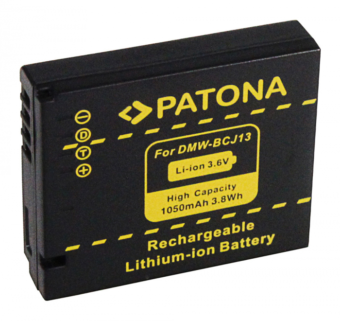 Acumulator tip Panasonic DMW-BCJ13 1050mAh Patona [2]