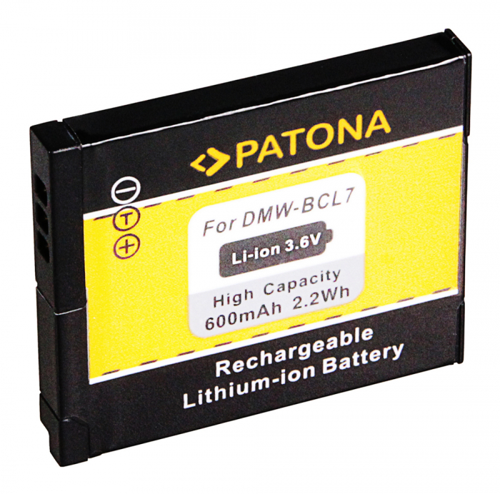 Acumulator tip Panasonic DMW-BCL7E 600mAh Patona [2]