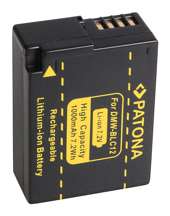 Acumulator tip Panasonic DMW-BLC12 1000mAh Patona [3]