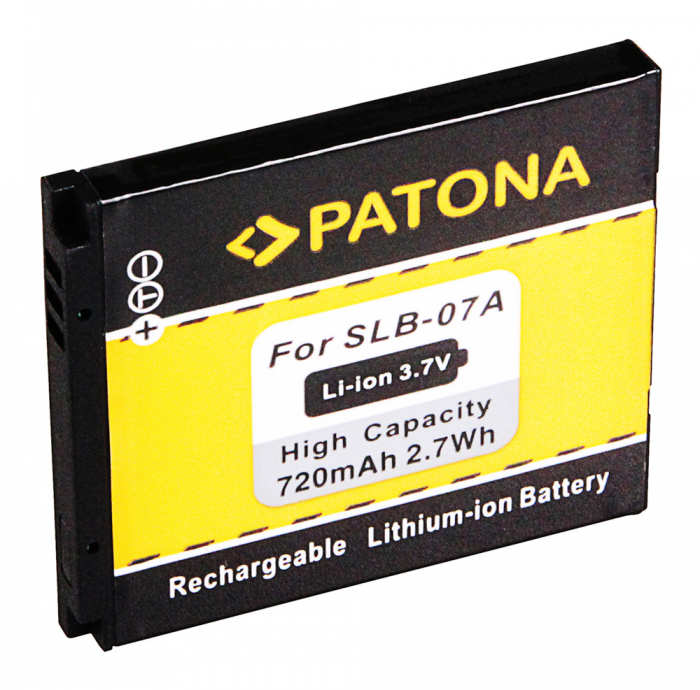 Acumulator tip Samsung SLB-07A 720mAh Patona [2]