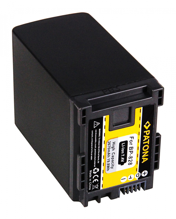 Acumulator tip Canon BP-828 2670mAh Patona [3]