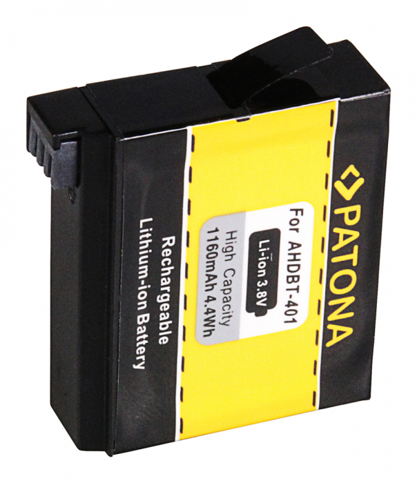 Acumulator tip GoPro AHDBT-401 1160mAh Patona [4]