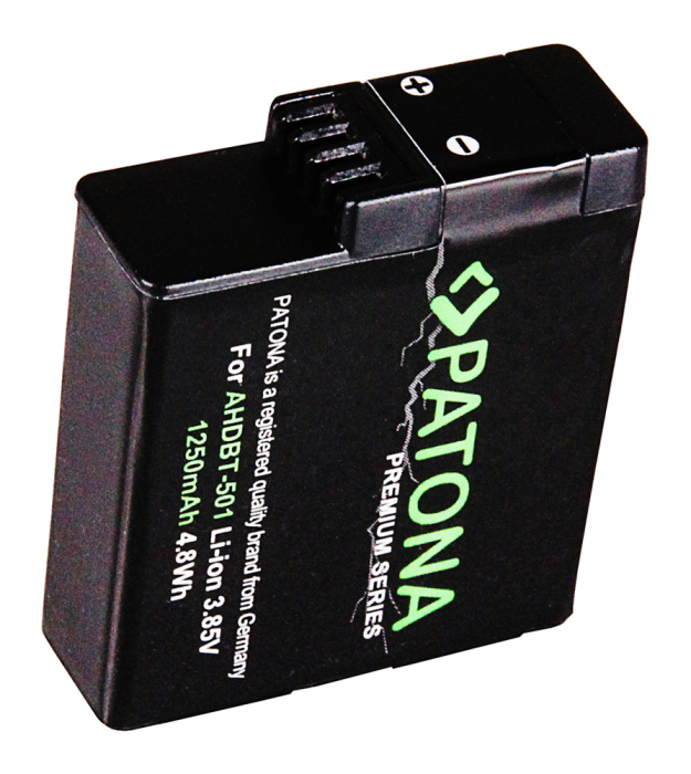 Acumulator pentru GoPro AHDBT-501 1250mAh Patona Premium [3]