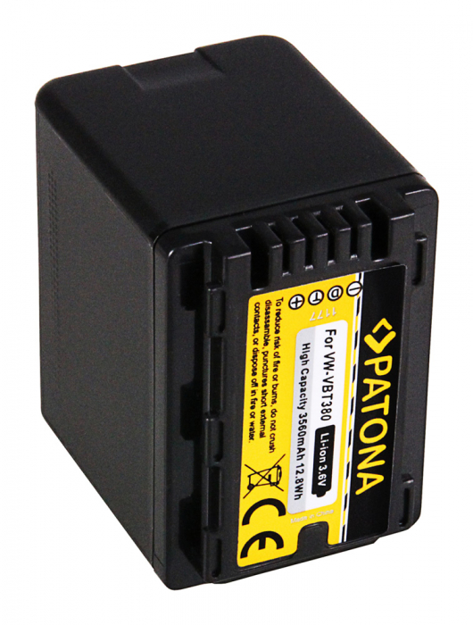 Acumulator pentru Panasonic VW-VBT380 3560mAh Patona [2]