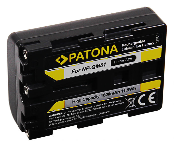Acumulator tip Sony NP-FM55H Patona [2]