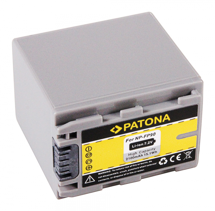 Acumulator tip Sony NP-FP90 2100mAh Patona [2]