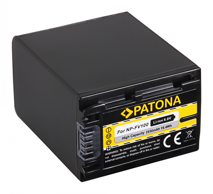Acumulator tip Sony NP-FV100 2850mAh Patona [2]