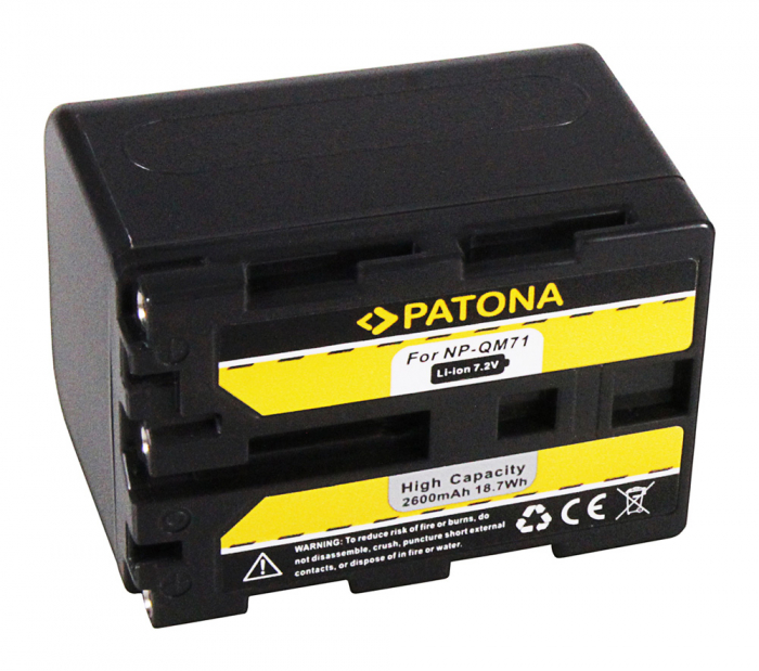 Acumulator tip Sony NP-QM71 2600mAh Patona [2]