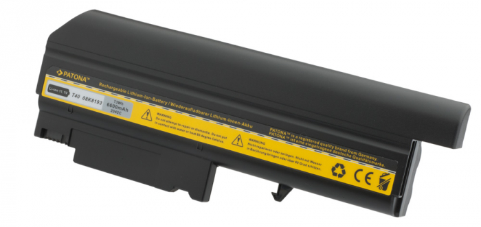 Acumulator pentru IBM Thinkpad T40 6600mAh Patona [2]