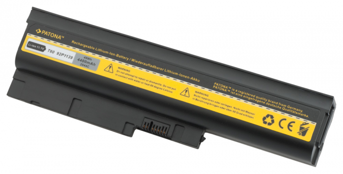 Acumulator pentru IBM Lenovo ThinkPad T61 4400mAh Patona [2]