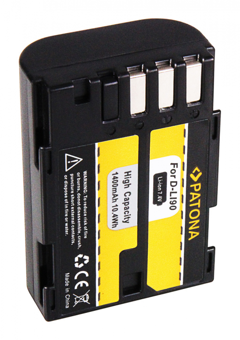 Acumulator tip Pentax D-Li90 1400mAh Patona [4]