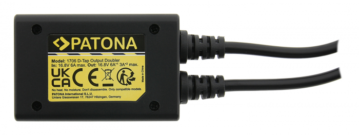Adaptor exterior 2 porturi D-TAP Splitter Hub 1 D-TAP mamă la 2 D-TAP tata Patona [4]