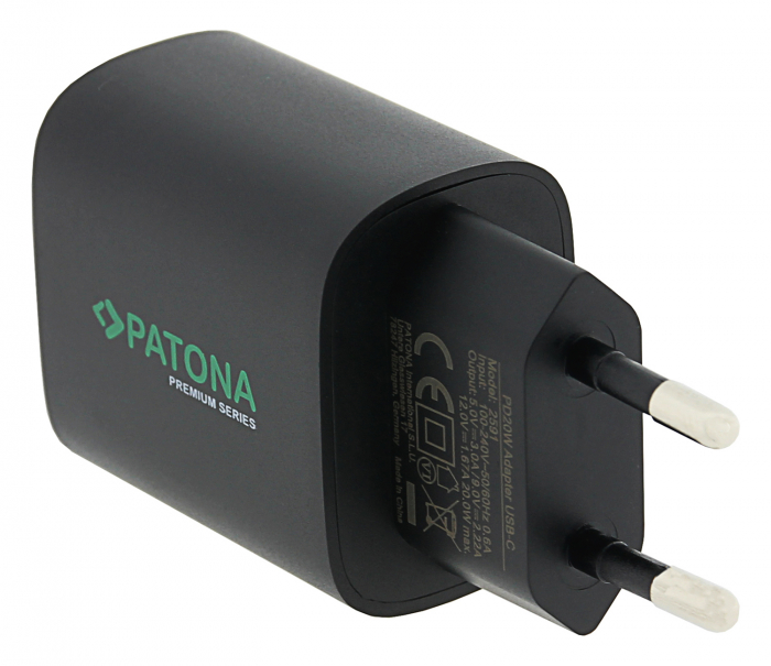 Adaptor retea PD20W 5V/3A 9V/2.22A 12V/1.67A USB-C PD3.0 QC3.0 Patona Premium [3]