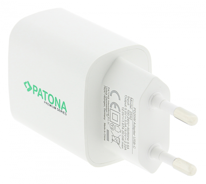 Adaptor retea PD20W 5V/3A 9V/2.22A 12V/1.67A USB-C PD3.0 QC3.0 Patona Premium [3]