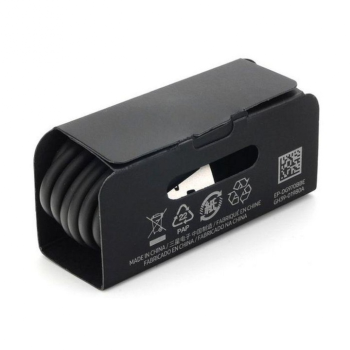 Cablu Samsung EP-DG970BBE, USB tip A tata la USB tip C tata, lungime 1 m, negru [2]