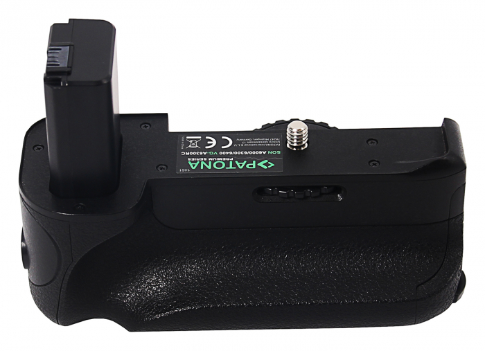 Grip pentru Sony A6000 A6300 A6500 NP-FW50 cu telecomanda Patona Premium [3]