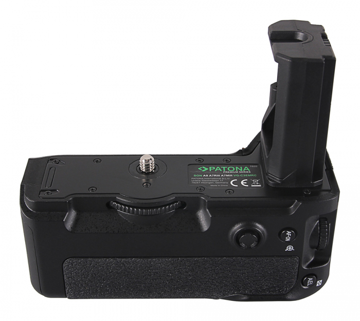 Grip pentru Sony Alpha A7MIII A7RIII A7III A9 NP-FZ100 cu telecomanda Patona Premium [2]