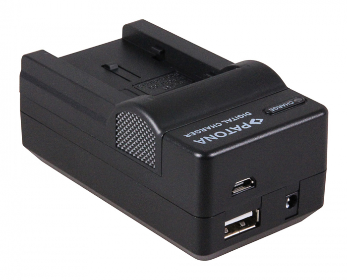 Incarcator 4in1 pentru acumulator Canon BP-808 Patona [3]