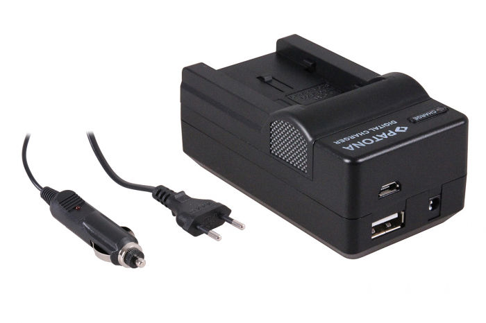 Incarcator 4in1 pentru acumulator Canon BP-808 Patona [1]