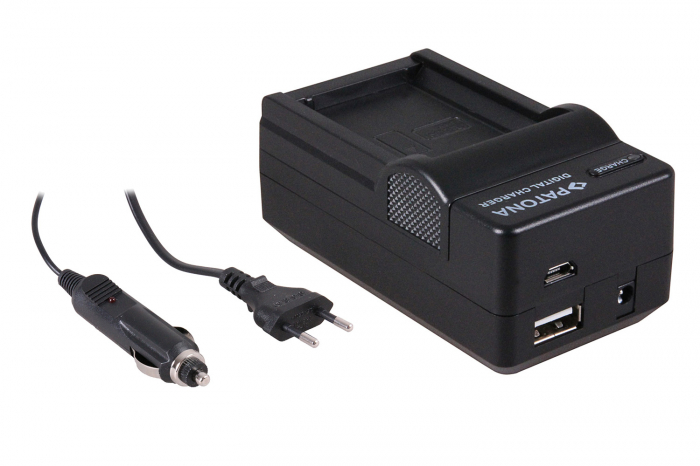 Incarcator 4in1 pentru acumulator Canon LP-E10 LPE10 Patona [1]
