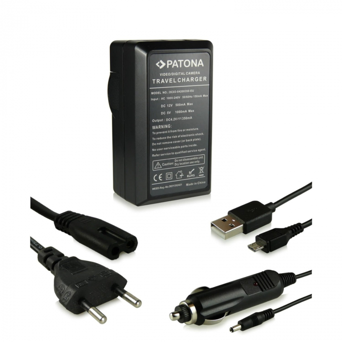 Incarcator 4in1 pentru acumulator GoPro AHDBT-401 Patona [3]