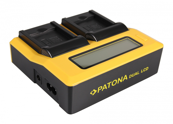 Incarcator Dual LCD cu placute pentru acumulator Nikon EN-EL19 Patona [3]