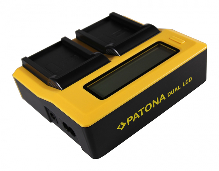 Incarcator Dual LCD cu placute pentru acumulator Nikon EN-EL5 Patona [3]