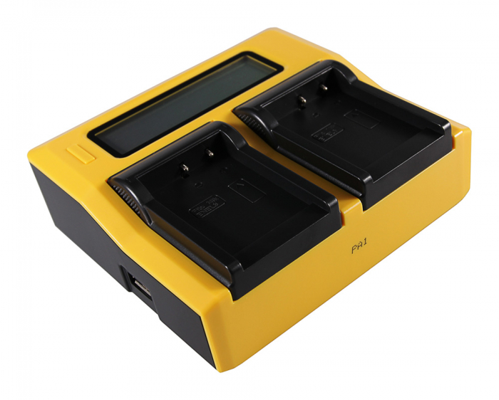 Incarcator Dual LCD cu placute pentru acumulator Nikon EN-EL8 Patona [2]