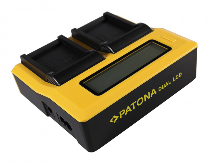Incarcator Dual LCD cu placute pentru acumulator Nikon EN-EL8 Patona [3]