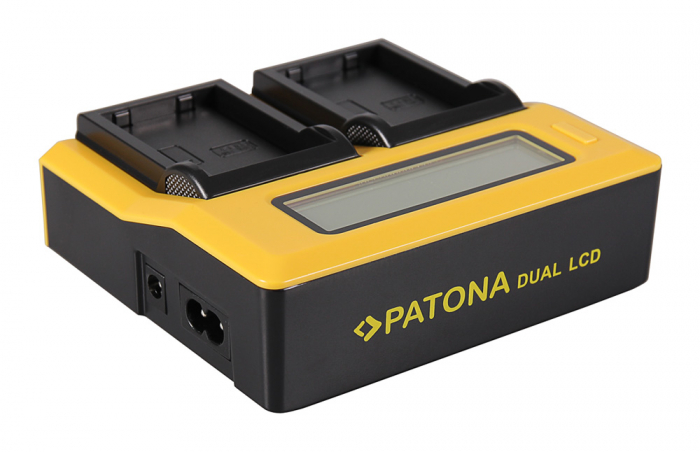 Incarcator Dual LCD cu placute pentru acumulator Nikon EN-EL9 Patona [3]