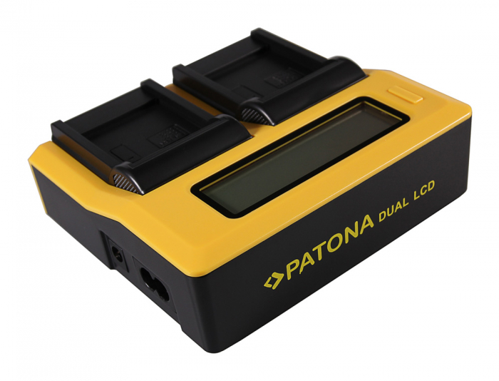Incarcator Dual LCD cu placute pentru acumulator Panasonic DMW-BCG10 Patona [3]