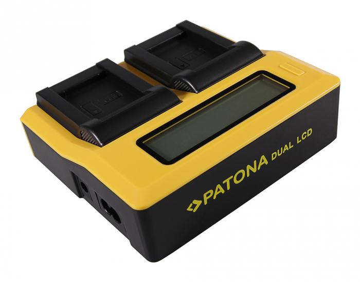 Incarcator Dual LCD cu placute pentru acumulator Sony NP-BX1 Patona [3]