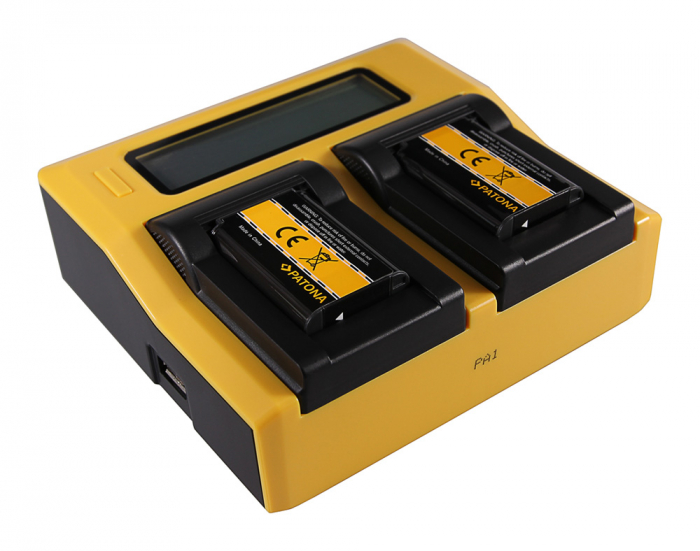 Incarcator Dual LCD cu placute pentru acumulator Sony NP-BX1 Patona [4]