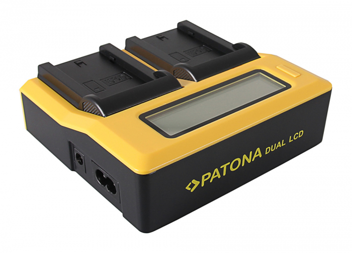 Incarcator Dual LCD cu placute pentru acumulator Sony NP-FZ100 Patona [3]